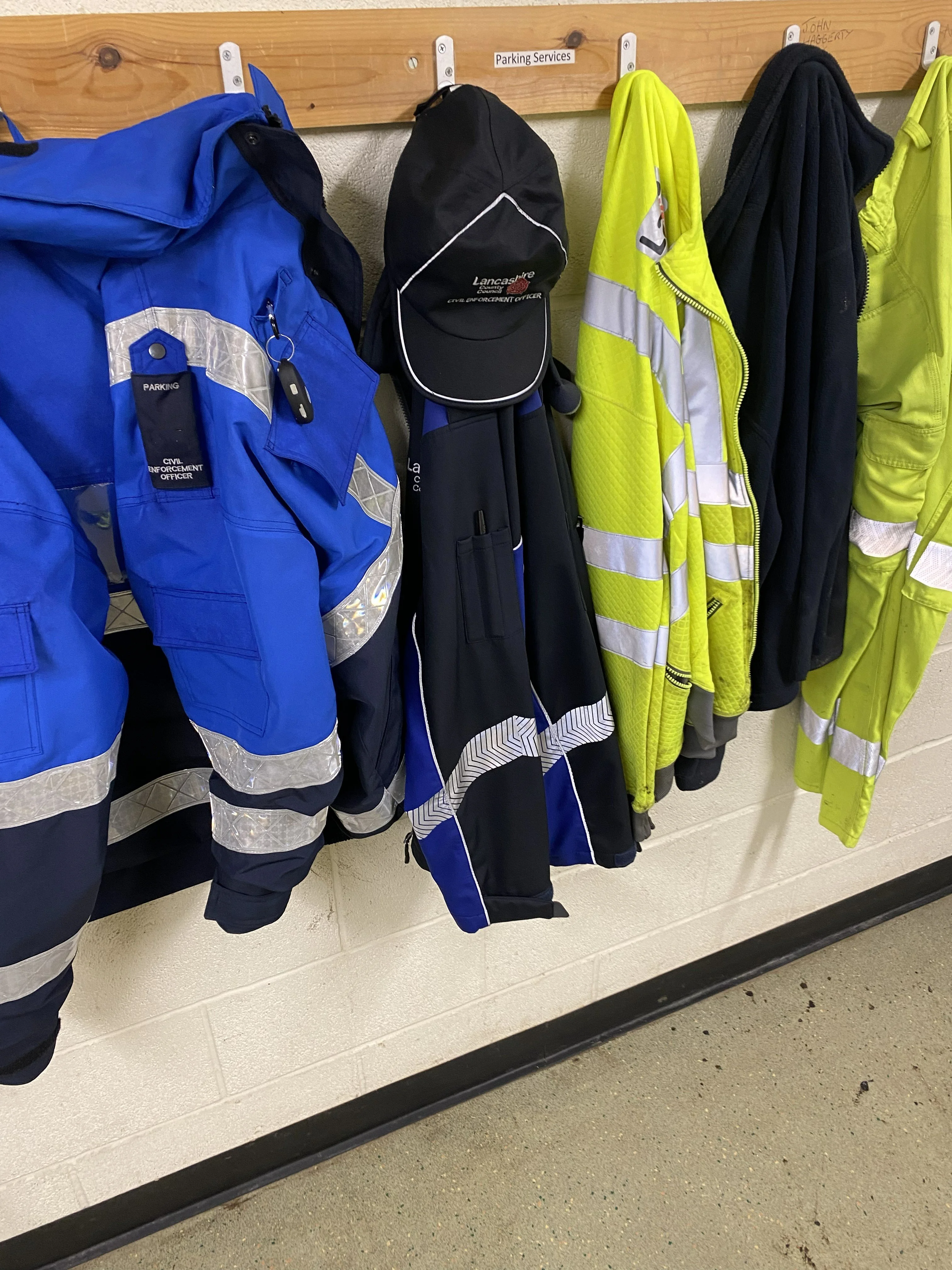 Civil Enforcement Officer uniform jackets and hat